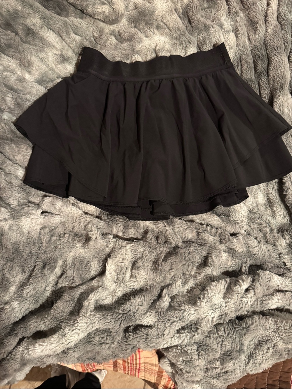 Black lululemon Layered Mini Skirt